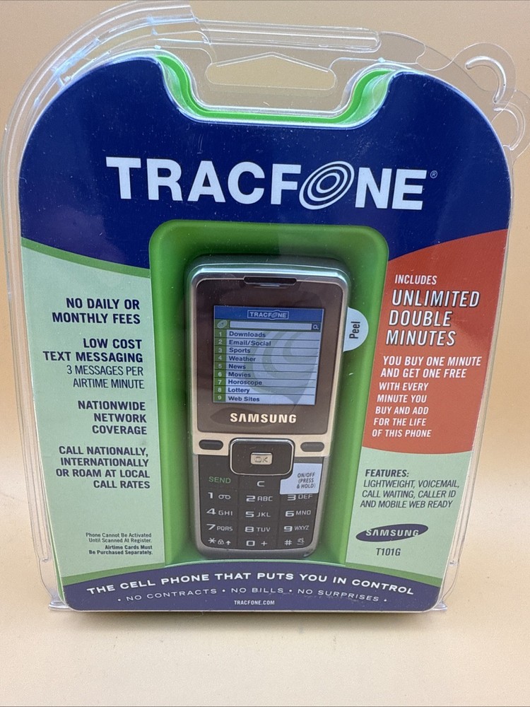 Samsung SGH T101g Camera Slider TRACFONE Cell Phone Phone Only