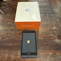 HTC Desire 610 Black AT&T Touchscreen Smartphone Built-In Rear Camera with Box