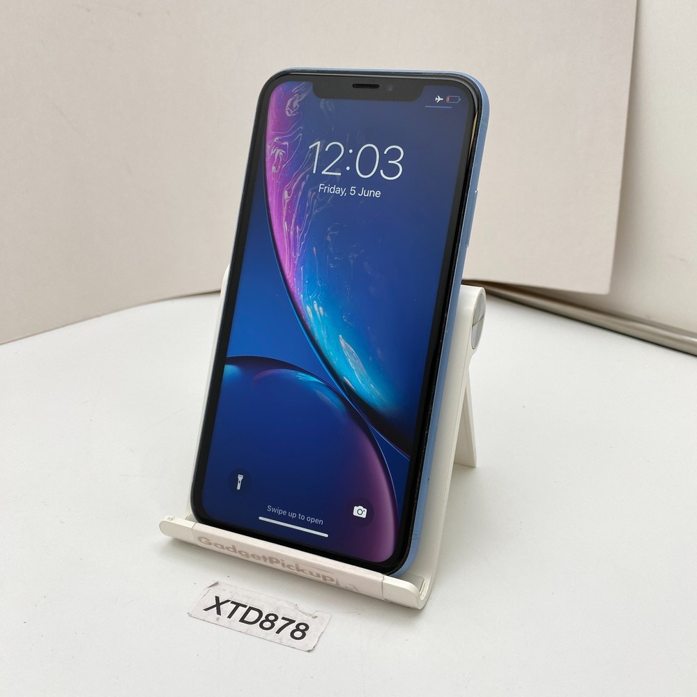 Apple iPhone XR – 128GB – Blue (Unlocked) – Fair Condition