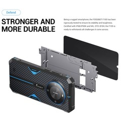 Global FOSSiBOT F105 4G LTE Rugged Phone Android 14 Dual SIM Waterproof 10300mAh