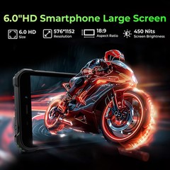 OUKITEL G5 Rugged Smarphone 16GB/256GB 6300mAh Camping Light Dual SIM 4G IP68
