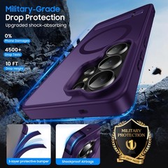 Slim Silicone Case in Cobalt Violet for Samsung Galaxy S26 Ultra with Stand