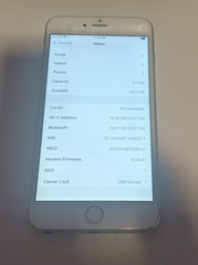 Apple iPhone 6S Plus 64GB(A1634) Silver (AT&T) Fully Functional