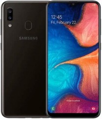 Samsung Galaxy A20 4G LTE SM-A205U 32GB Black 6.4 » (GSM Unlocked) – A GRADE