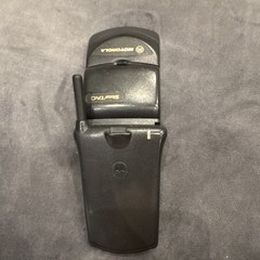 Vintage 90’s Motorola StarTAC Flip Cell Phone Black Alltel CDMA 800 w/ Alltel OS