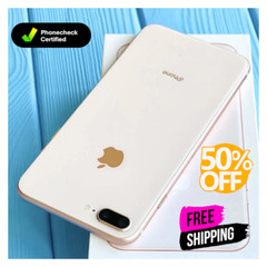 Apple iPhone 8 Plus -Silver Gray Red- 64GB Screen 5.5&Prime; Fully Unlocked Att iOS