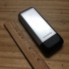 Samsung Black and Sliver SGH-S125G Cellphone 4&Prime;L x 1.5&Prime;W