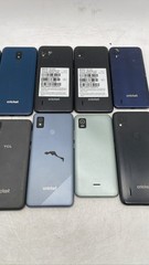 TCL Cricket Android Smartphones SL112C Mixed Models Lot Of 10