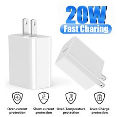 3FT USB-C Cable 20W Fast Charger Wall Adapter Usb For Apple iPhone 14 13 12 G