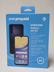 Samsung Galaxy A15 5G, 64GB, Blue Black – At&t Prepaid Smartphone – Brand New