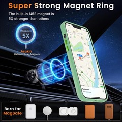 Case for iPhone 13 Pro Max with Screen Protector, Slim Shockproof Light Purple C