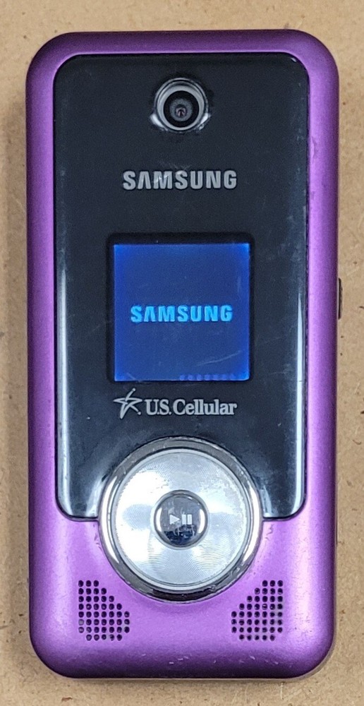 Samsung TwoStep SCH-R470 – Purple (U.S. Cellular) Very Rare CDMA Phone – No Back