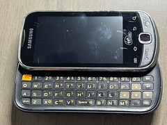 Samsung Intercept SPH-M910 Virgin Mobile Android QWERTY Slider Parts Only Used