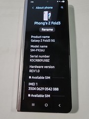 Samsung Galaxy Z Fold 3 5G SM-F926U 256GB Verizon Unlocked