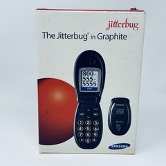 Samsung Jitterbug SPH-A120 Graphite Cellular Phone with Accessories