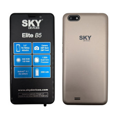 SKY Elite B5 Smartphone 8GB 5.0&Prime; Dual SIM 4G LTE TMobile AT&T Mint Unlocked Gold