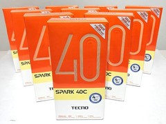 (New) TECNO Spark 40C Android Cell Phone (8GB+256GB/GREY/Dual SIM/Unlocked)