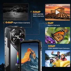 FOSSiBOT F113 5G 4G Rugged Smartphone Android 15 Octa Core Night Vision Outdoors