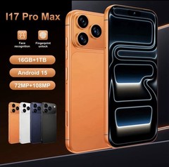 17 PRO MAX mini Smartphone Display 5G WCDMA Dual SIM Card Face Unlock Android