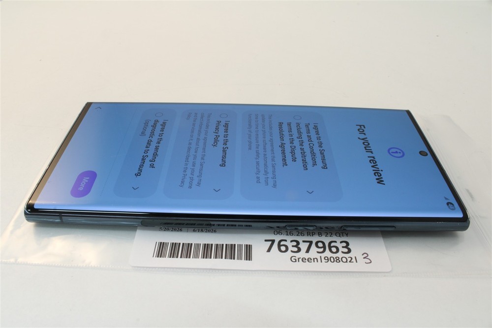 Samsung Galaxy S22 Ultra 5G 256GB Green – Unlocked AT&T T-Mobile Verizon 7637963