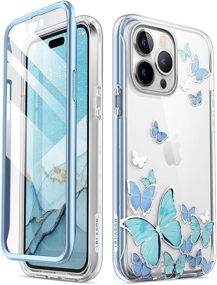 Case & Screen Protector for iPhone 14 Pro Max 6.7 Inch Slim Full-Body Stylish