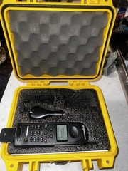 Qualcomm GSP-1600 Globalstar Tri-Mode Satellite Phone In Custom Pelican 1200 NIB