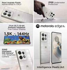 MOTOROLA Edge 50 Pro 5G Cream 256GB 12GB RAM 6.7&Prime; 50MP Dual Sim Global Version.