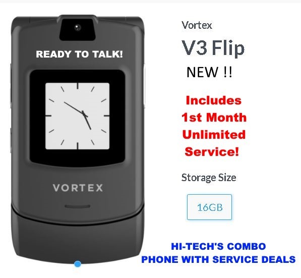 NEW RAZER STYLE FLIP PHONE ▶▶ INCLUDES MONTH UNLIMITED $20 Plan! ✅ H2O