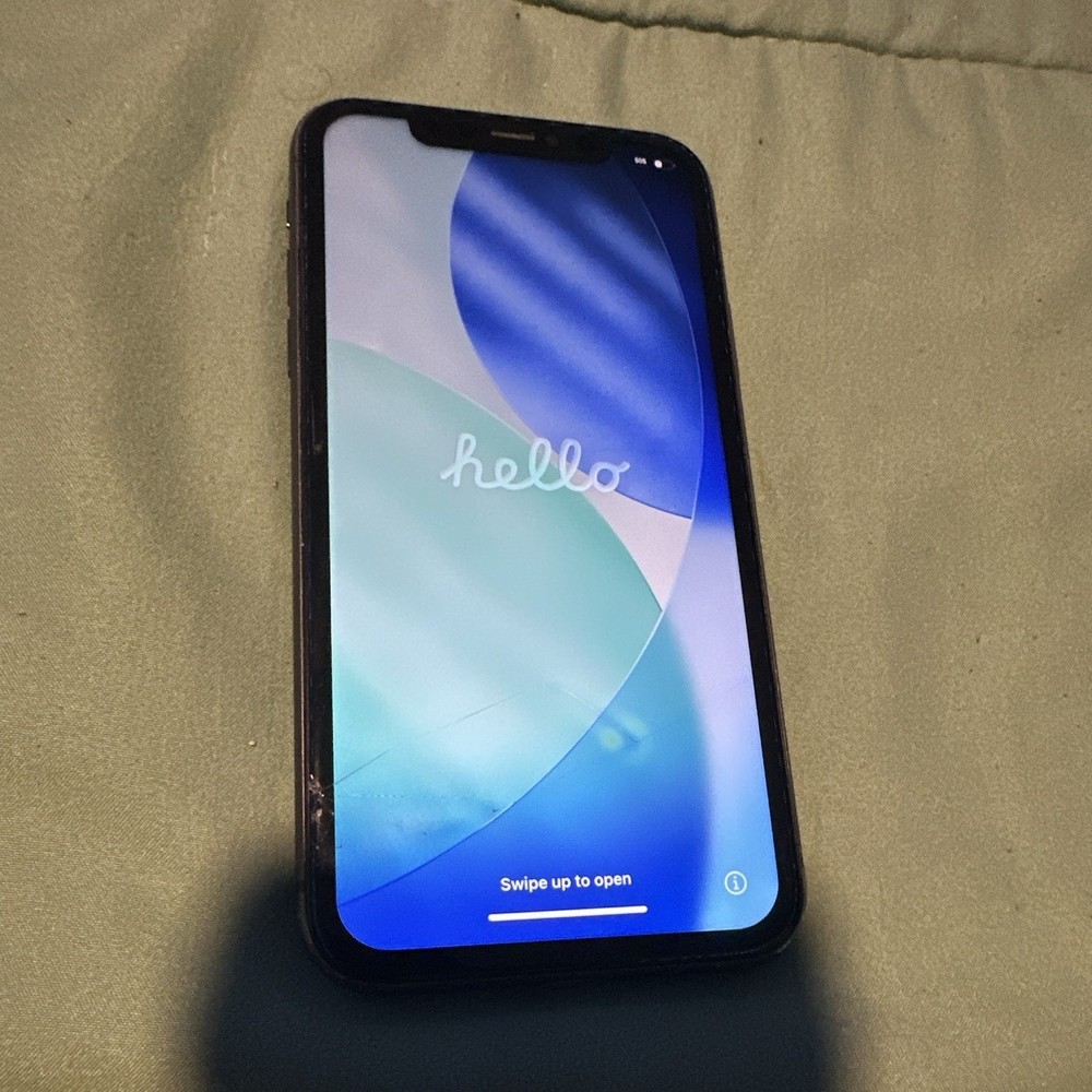 Apple iPhone 11 128GB Black Smartphone 12MP Camera Slate Style