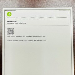 Brand New Sealed Apple iPhone 17 Pro – 256 GB – Deep Blue (AT&T Cricket)