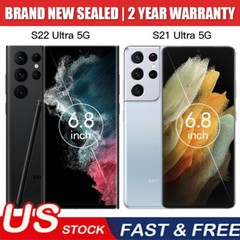 New Samsung Galaxy S23 Ultra 5G, S22 Ultra , S21 Ultra 128GB 256GB Full Unlocked