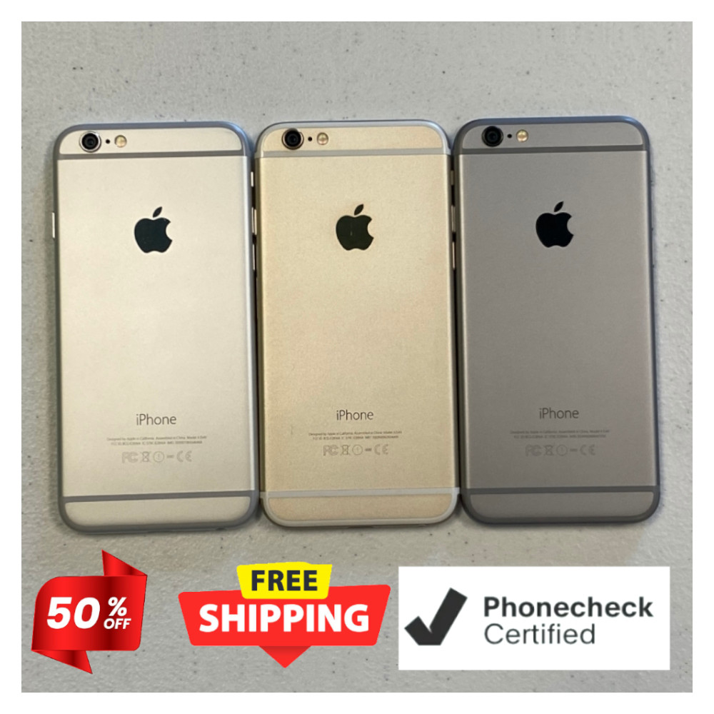 Apple iPhone 6 16GB 64GB Unlocked – Verizon, Mint Mobile, Sprint, AT&T