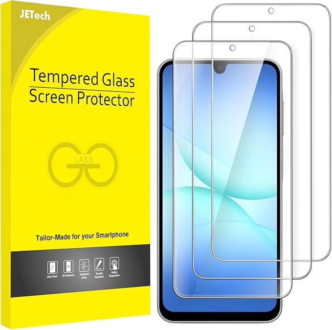 3+3 Pack Screen Protector & Camera Lens Protector for Samsung Galaxy A17 5G/4G 6