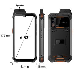 4G LTE Android 13 Rugged Smartphone NFC Mobile Waterproof 128G POC UNIWA W999