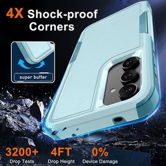 For Samsung Galaxy A35 Case with Heavy Duty Rugged & Shockproof Protective Cover
