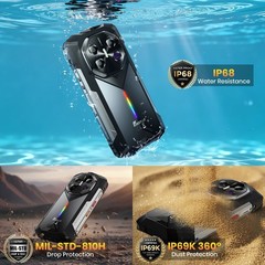 6.78&Prime; FOSSiBOT F113 5G Rugged Smartphone Android 15 64MP Night Vision Outdoors