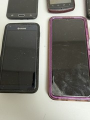 Random Lot of 8 Cell Phones Untested, for Parts or Repair Assorted Apple Samsung