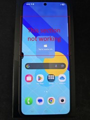 Samsung Galaxy Z Flip6 256GB Black SM-F741U1 Factory Unlocked – bad touch screen