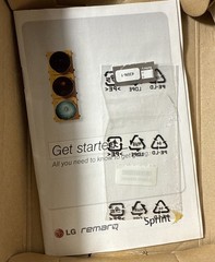 LG Remarq LN240 2.4&Prime; LCD Bluetooth Sprint Cellular Slider Cell Phone Turquoise