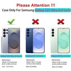For Samsung Galaxy S25 Ultra 5G Case with Heavy Duty Shockproof Protective Cover