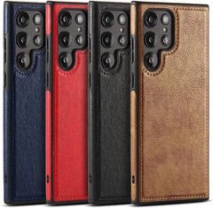 Samsung Galaxy S22 Ultra Case Leather Soft Shockproof Protective Phone Cover