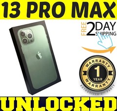 Apple iPhone 13 PRO MAX 128GB 256GB 1TB (UNLOCKED) ✅1 YEAR WARRNTY✅⚫🔴🔵✤SEALED✤