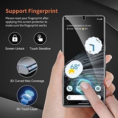 2+2 Pack for Google Pixel 7 Pro Screen Protector & Camera Lens Protector, Anti-S