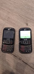 Lot 2 LG Remarq LN240 2.4&Prime; LCD Bluetooth Sprint Cellular Slider Cell Phone Read