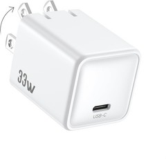 Fast Charging for iPhone 16/15 Charger, PD 3.0 PPS 33W GaN USBC Wall Charge Adap
