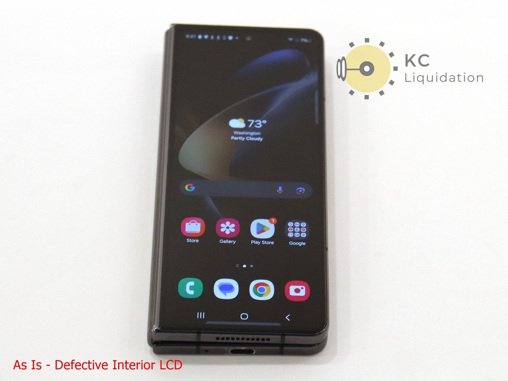 Samsung Galaxy Z Fold4 SM-F936U 12GB RAM 512GB Verizon – As Is Defective LCD