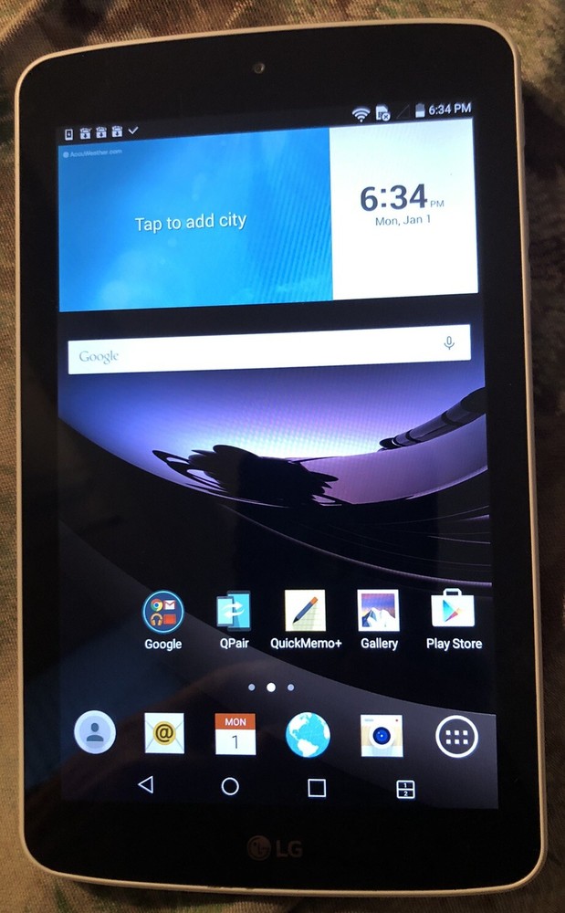 LG G Pad F LK430 7” (Sprint) White 8gb Fast Ship Excellent Used 5.0.1 IOS
