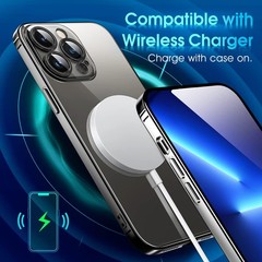 Crystal Clear Case for iPhone 14 Pro, Transparent Shockproof Protective Phone Ca