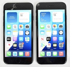 (2) Unlocked Apple iPhone SE 2nd Gen Black 64GB Smartphone MX9K2LL/A For Repair