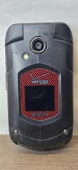 Vintage Kyocera Verizon KYOE4520NCPTT Flip Cell Phone, Black « O2B » Works Great!!